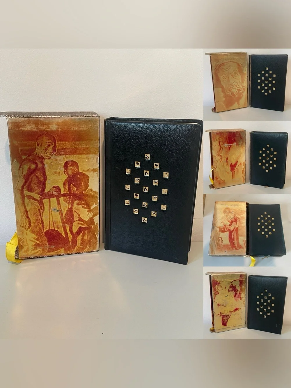 Vintage Plaza & Janés Spanish Literature Collection 5 Books Decorative Slipcases